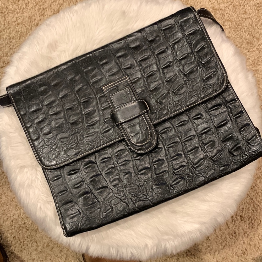 Unisa Faux Croc Embossed Leather purse